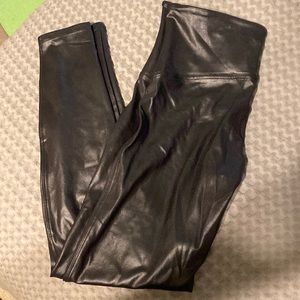 Spanx “leather” leggings size XL